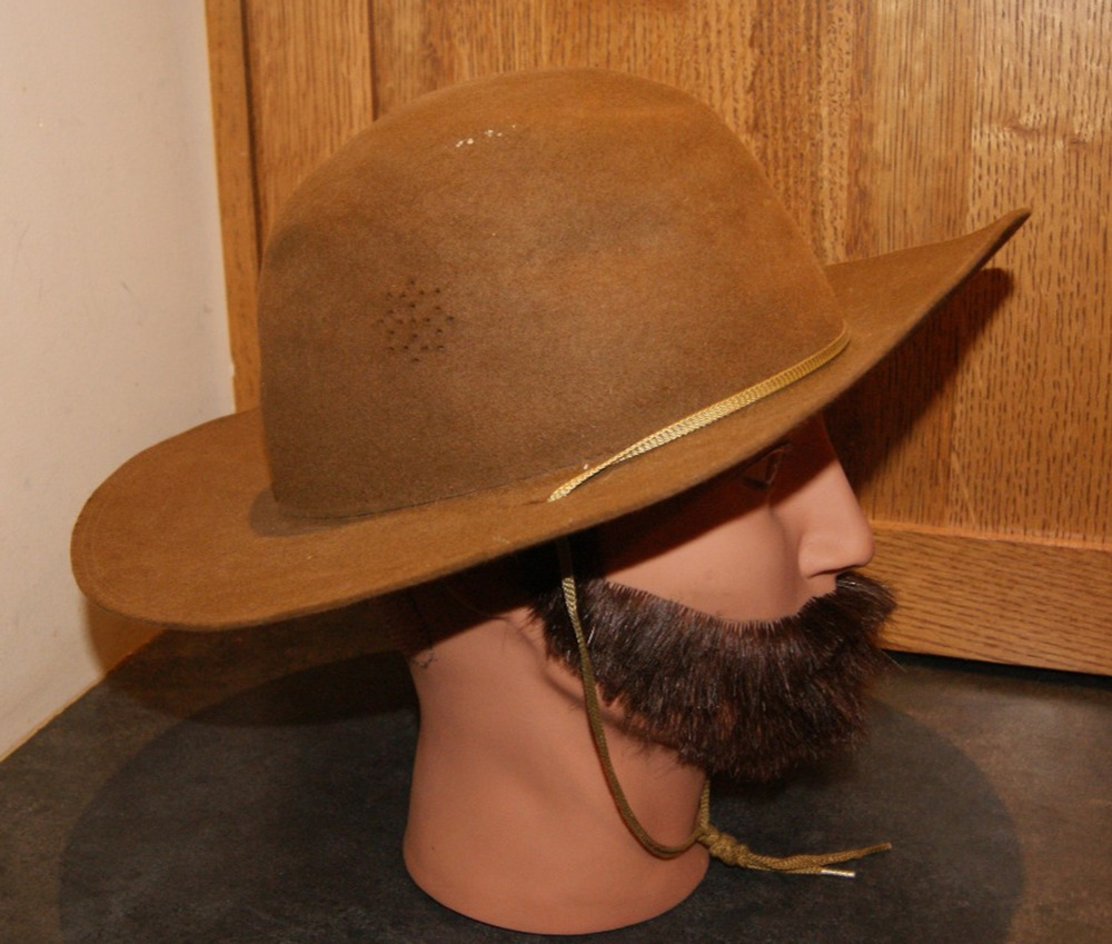 VINTAGE BSA Boy Scouts Of America Scout Master Official Felt Campaign Hat Size 7